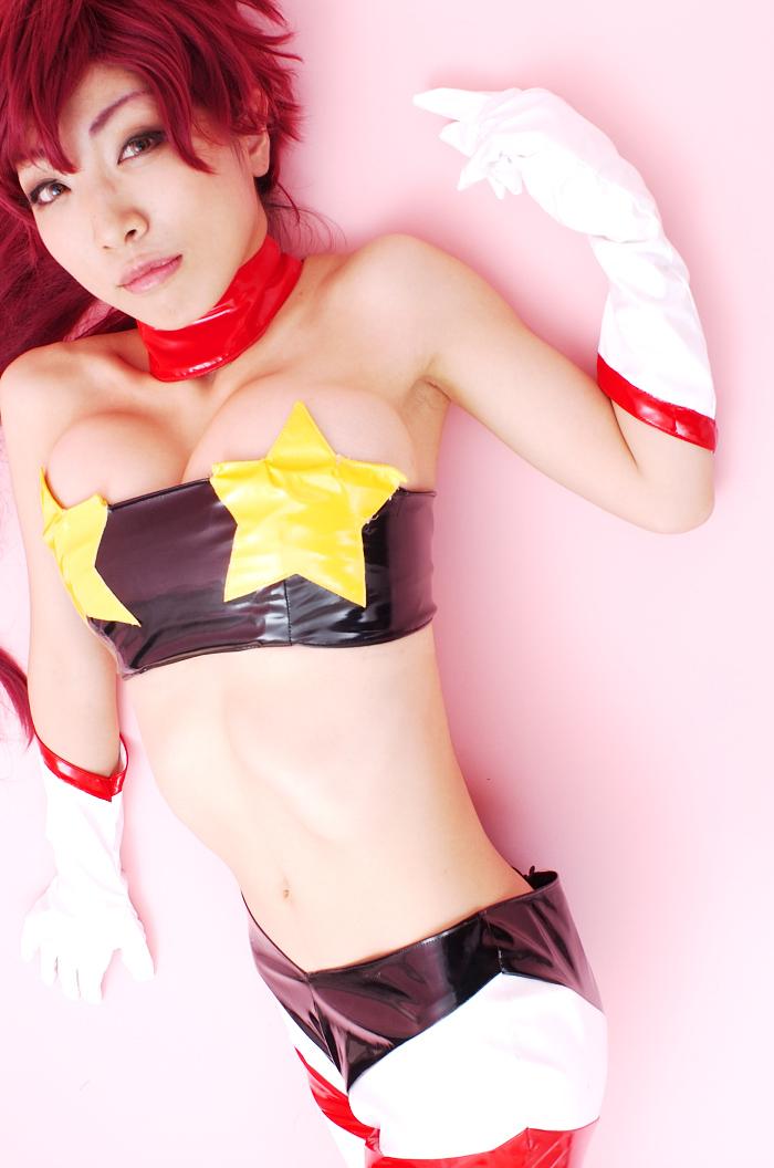 [Cosplay]  Tengen Toppa Gurren Lagann - Big Tits Yoko